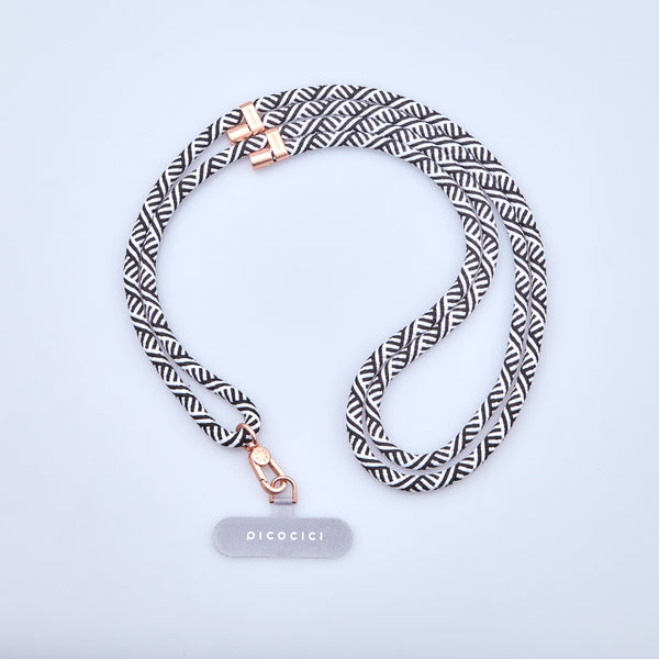 Rope Cross-body Strap striped casual style  Adjustable rope mobile Phone Charm cross body phone charm