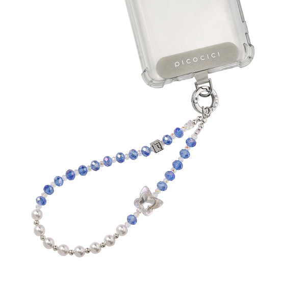 Fashion mobile Phone Charm pearl crystal mixed mobile Phone Charm